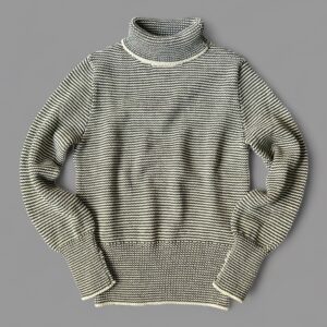 THE ENDURANCE - ECRU/GREEN STRIPE